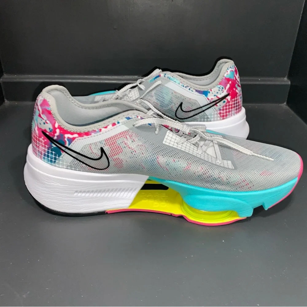 Nike Women's Training Shoes - Gray, Teal, Pink, Yellow